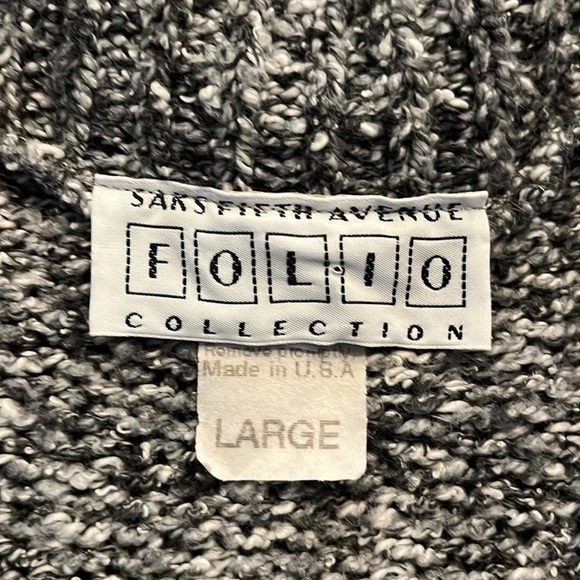 SAKS FIFTH AVENUE Folio Collection Sweater Size L - Picture 3 of 6
